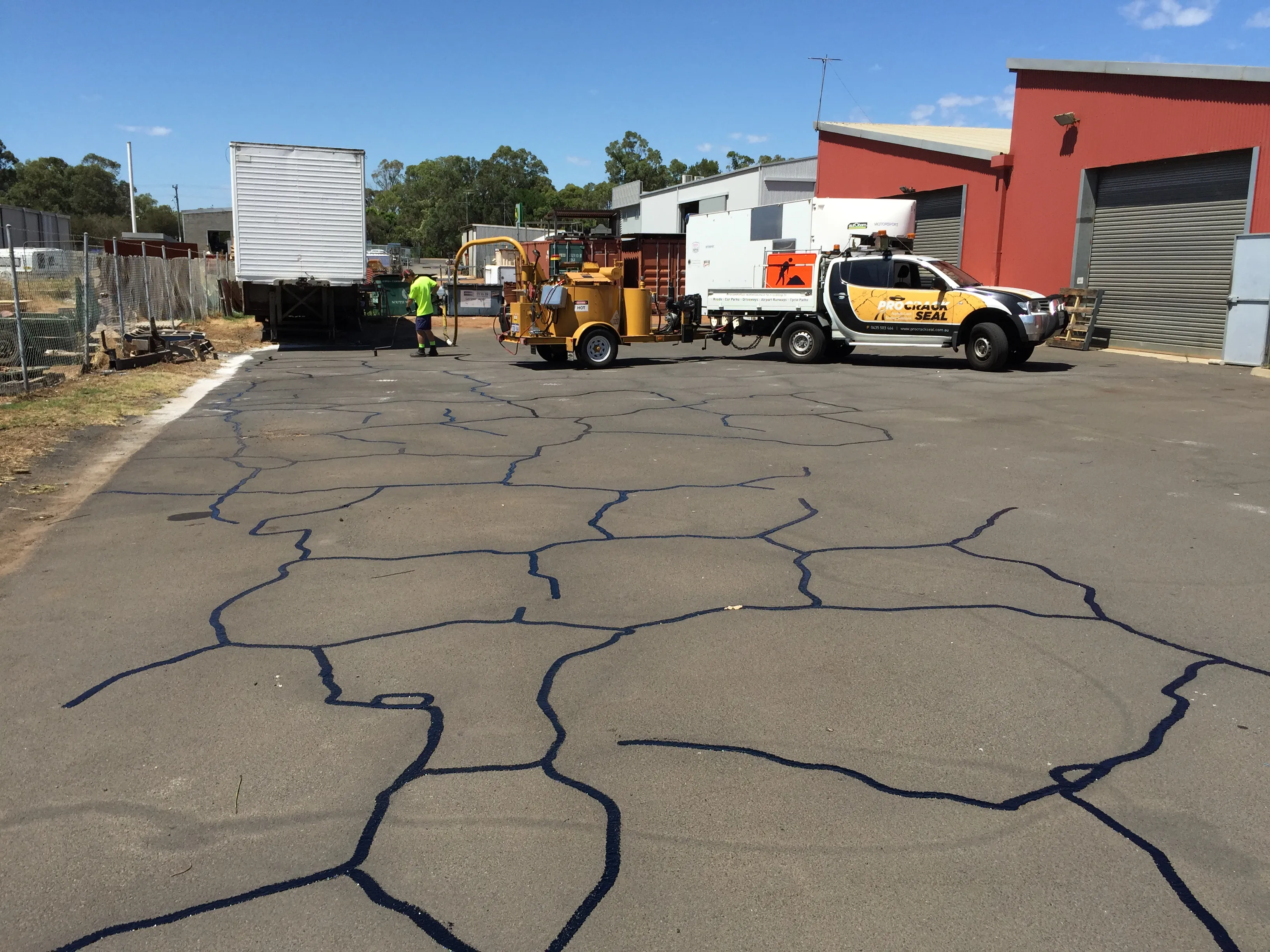 Preventative asphalt crack sealing protecting Western Australian pavements