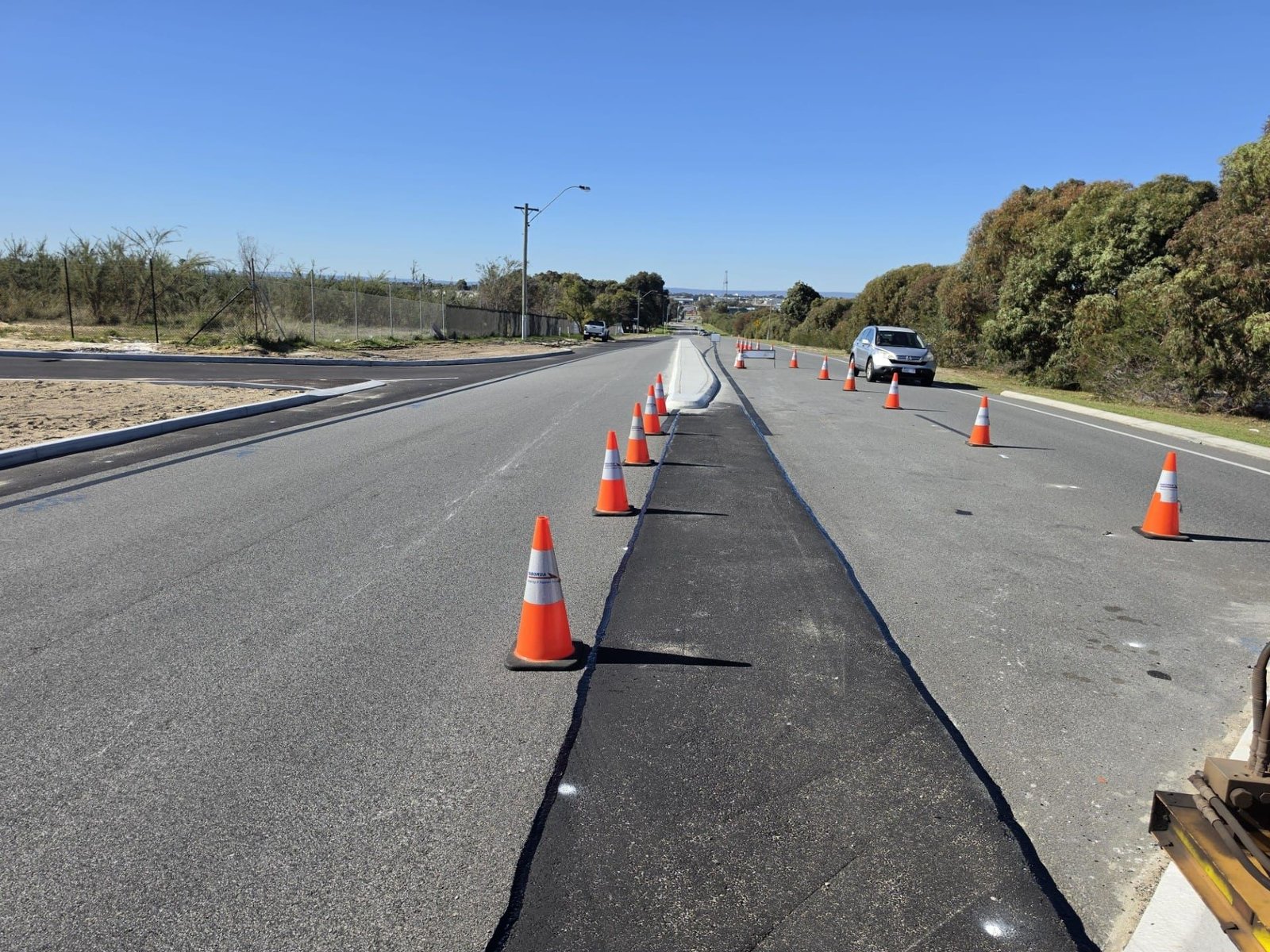 Shire of Kalamunda Zig Zag Road crack sealing project by Pro Crack Seal