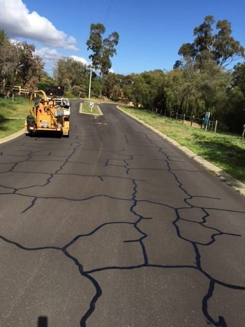 Shire of Harvey pavement crack sealing project