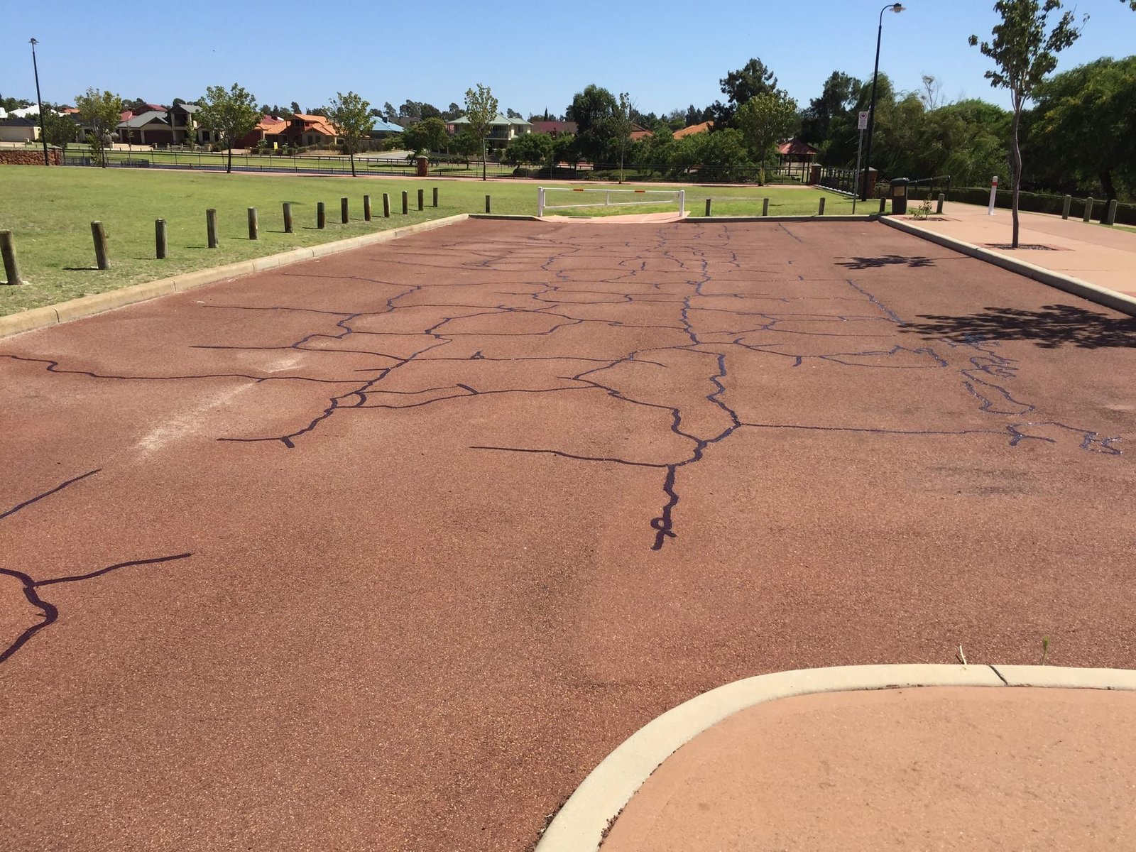 Car park crack sealing project by Pro Crack Seal